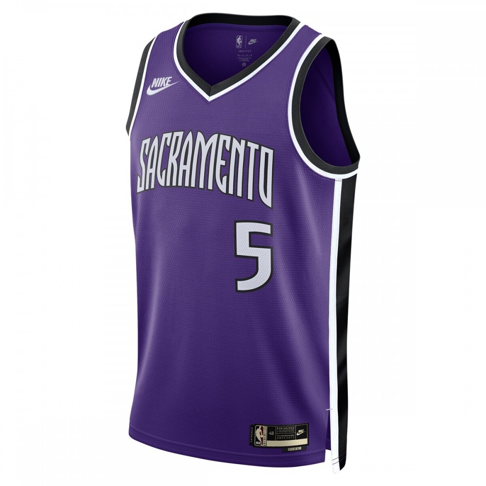 De'Aaron Fox Sacramento Kings Unisex 2024/25 Swingman Jersey - Purple - Classic Edition-Pro Kit Vault | Brand New 26/27 Sports Jerseys